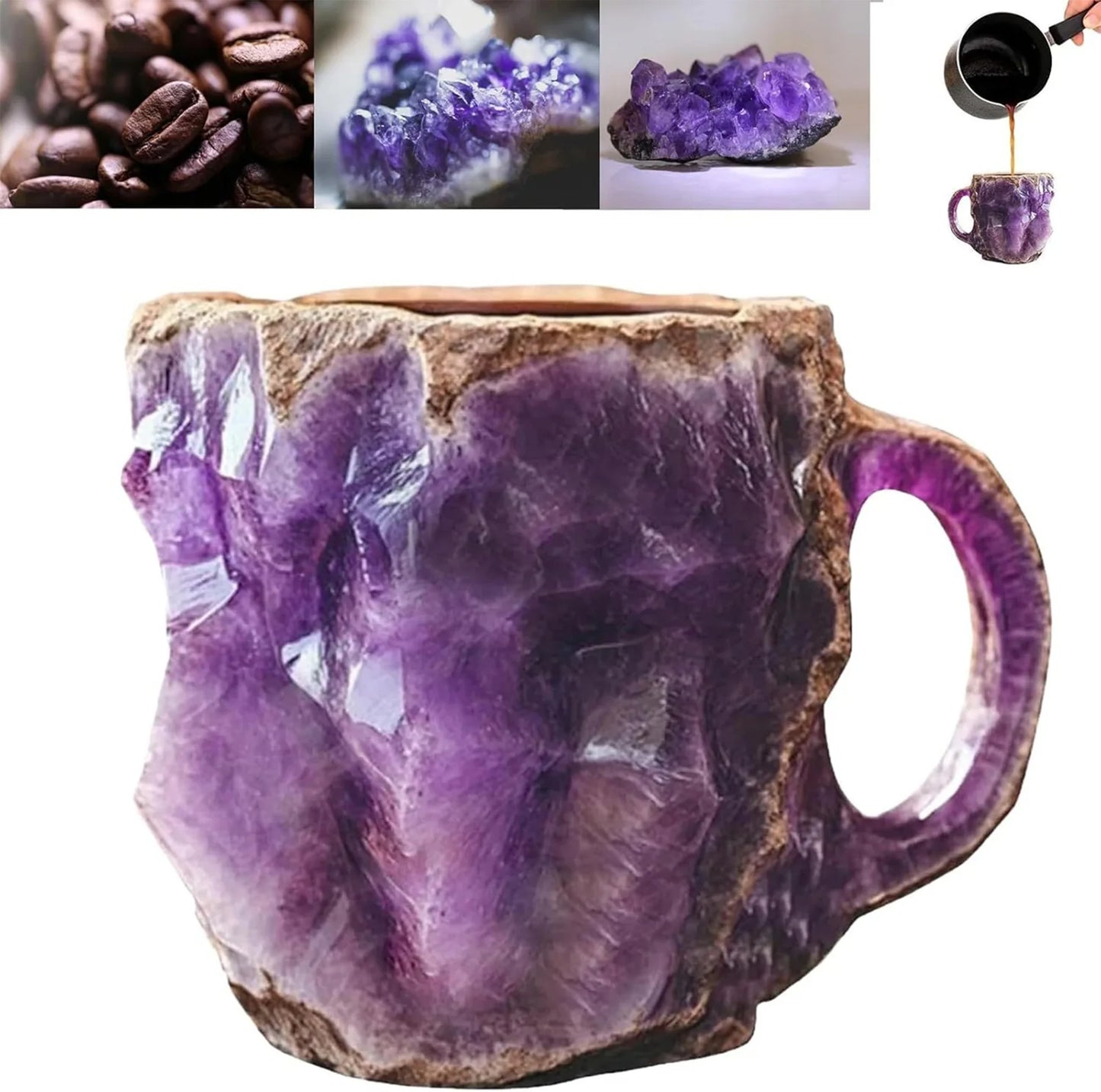 MINERAL CRYSTAL ROCK COFFEE MUG